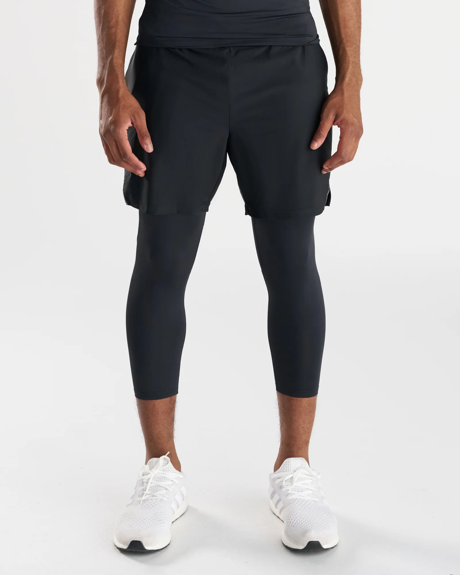 Baselayer 3/4 Length Legging - Black - Image 4