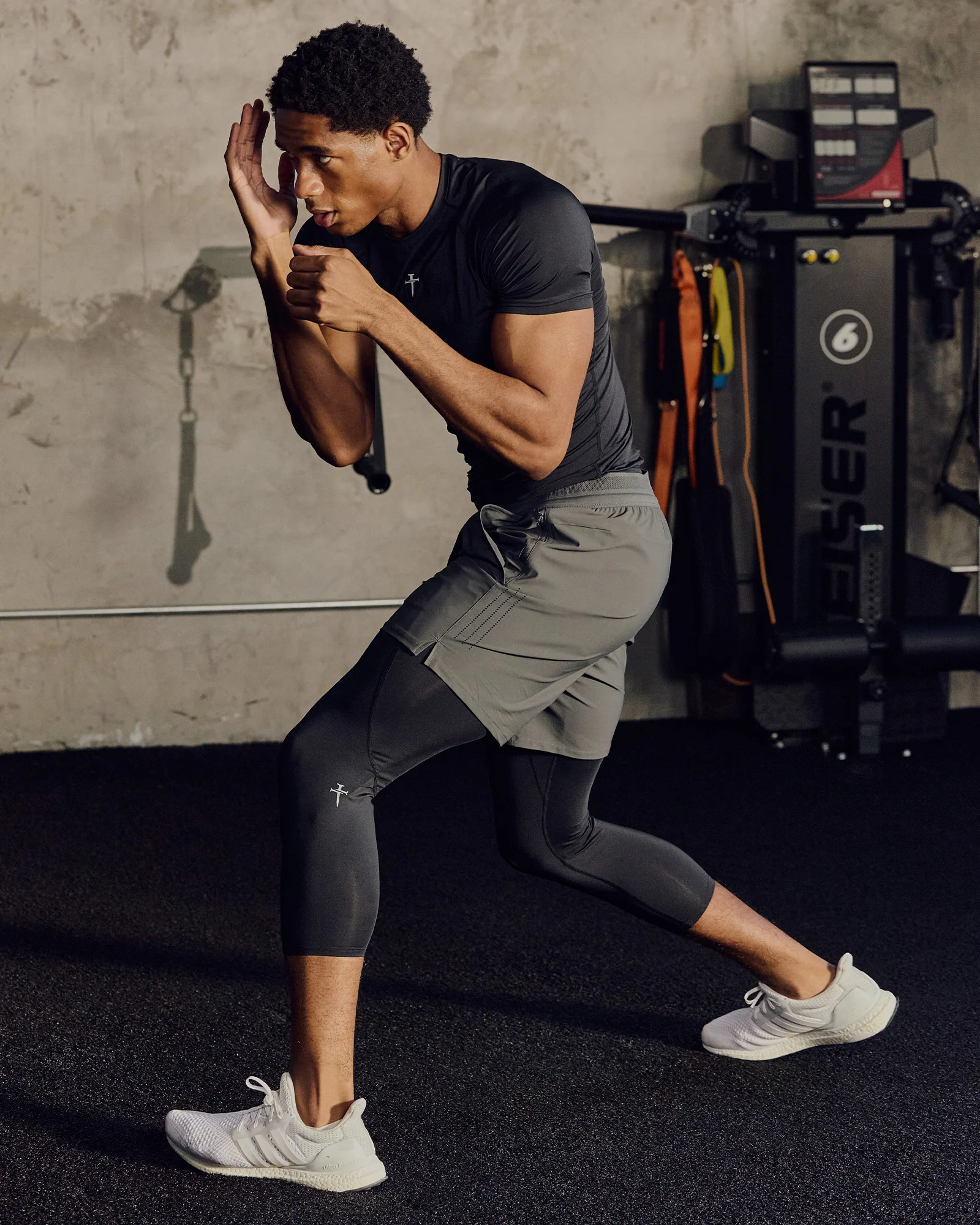 Baselayer 3/4 Length Legging - Black - Image 6