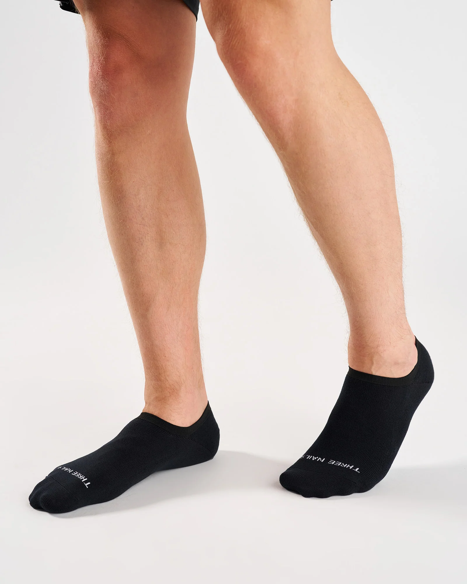 Essential No-Show Socks (3 Pack) - Black - Image 4