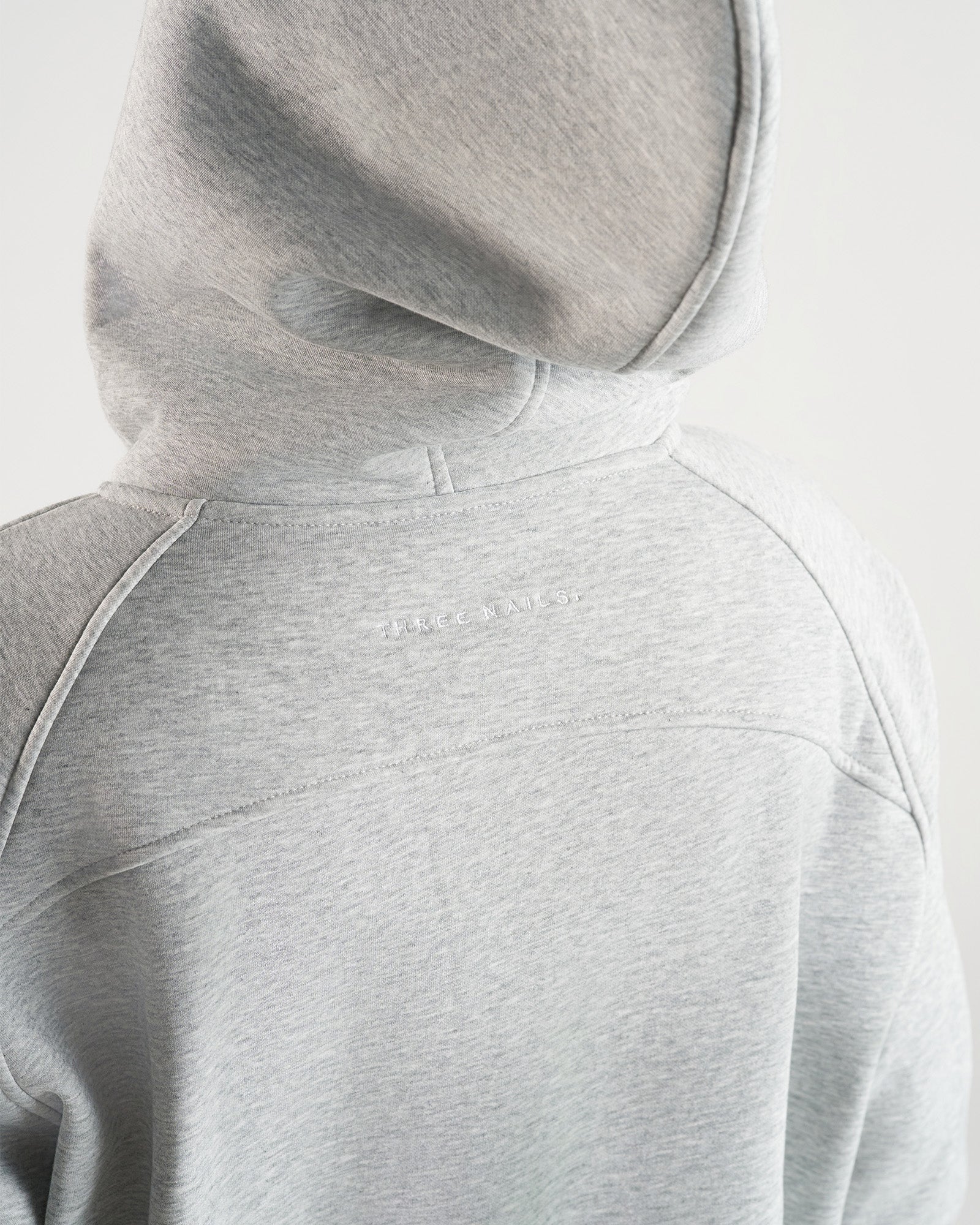 Signature Fleece Full Zip Hoodie - Heather Grey - Image 4