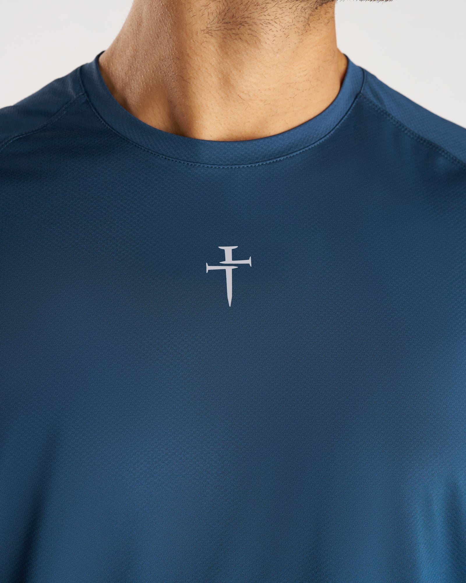 Pro-Tech Tee "Cross" - Midnight Navy - Image 3