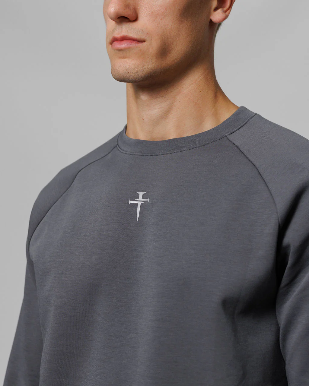Raglan Crewneck - Space Grey - Image 3
