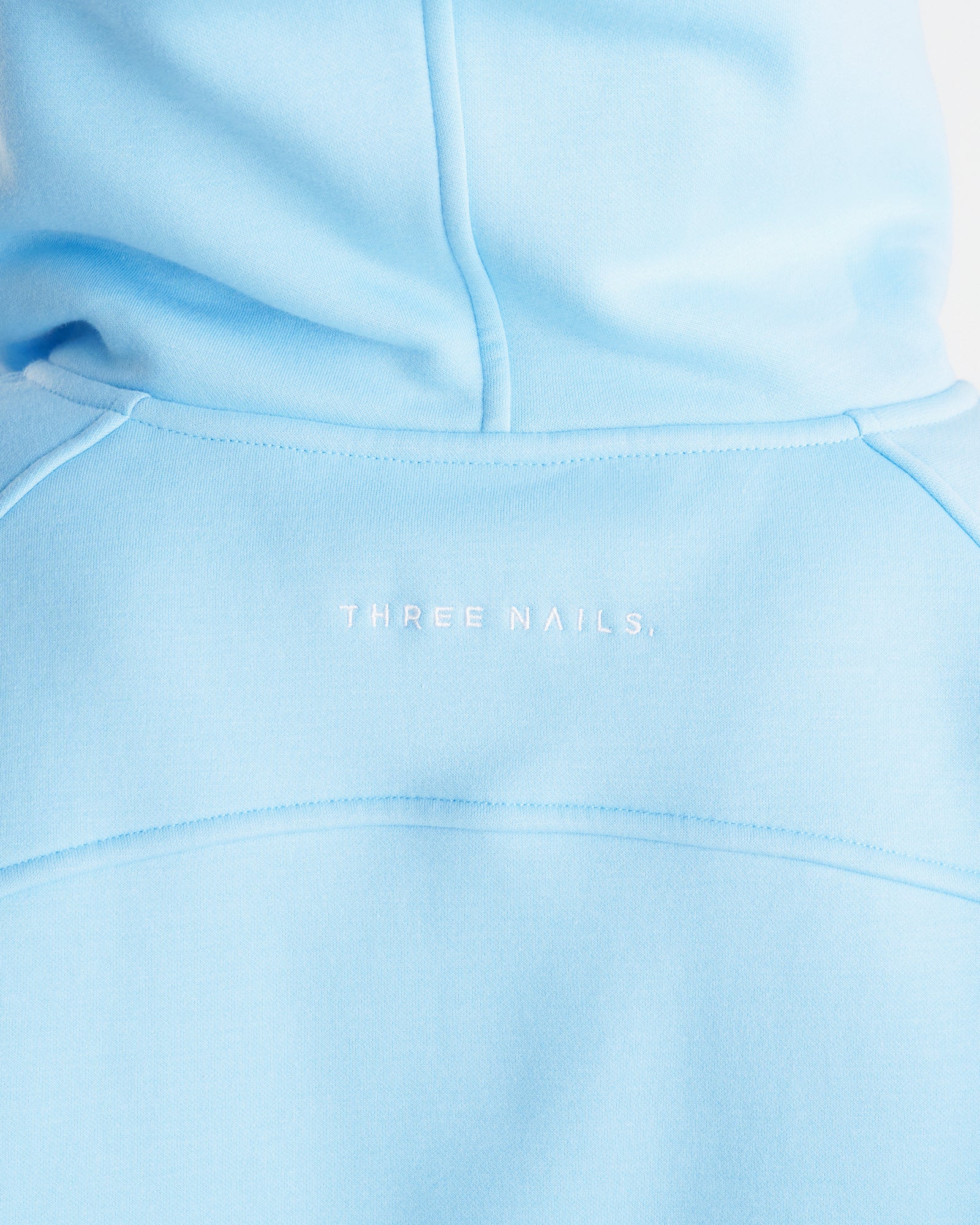 Signature Fleece Full Zip Hoodie - Sky Blue - Image 4