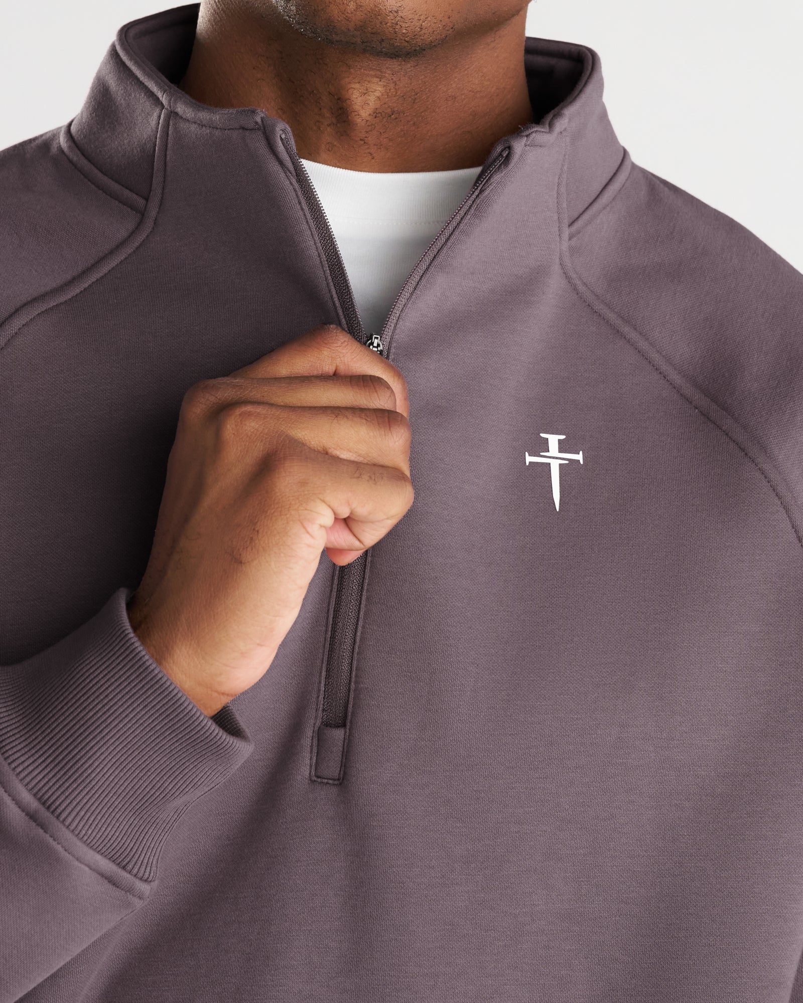 Signature Fleece Quarter Zip - Moonscape - Image 6