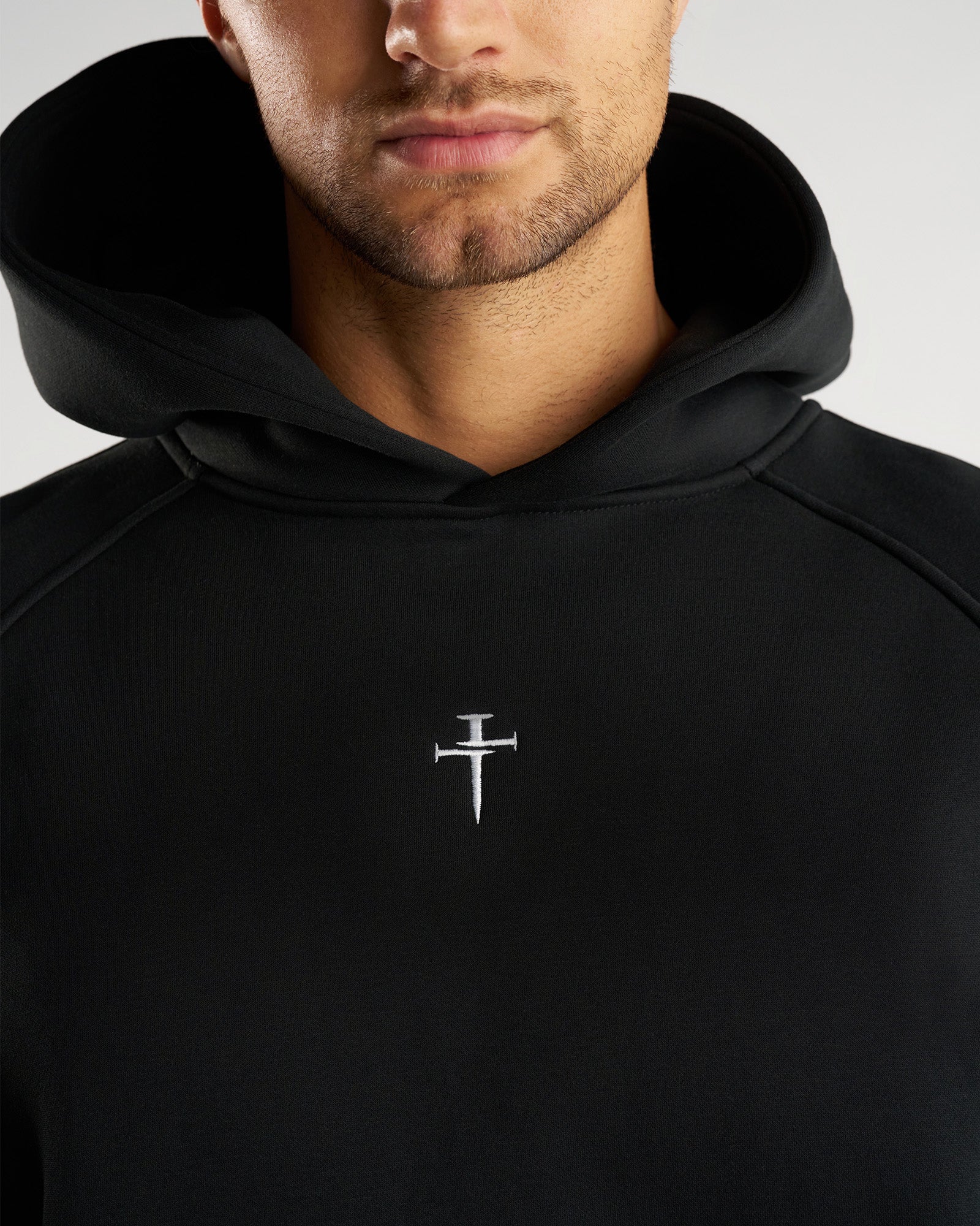 Signature Fleece Hoodie - Black - Image 3
