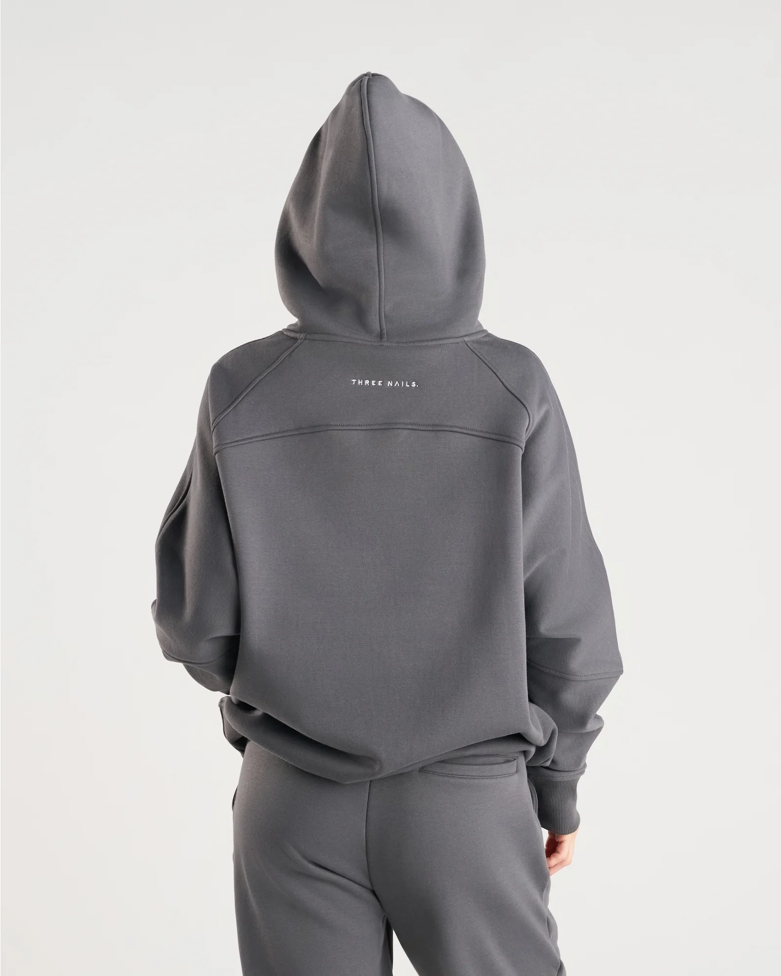 Signature Fleece Hoodie - Space Grey - Image 3