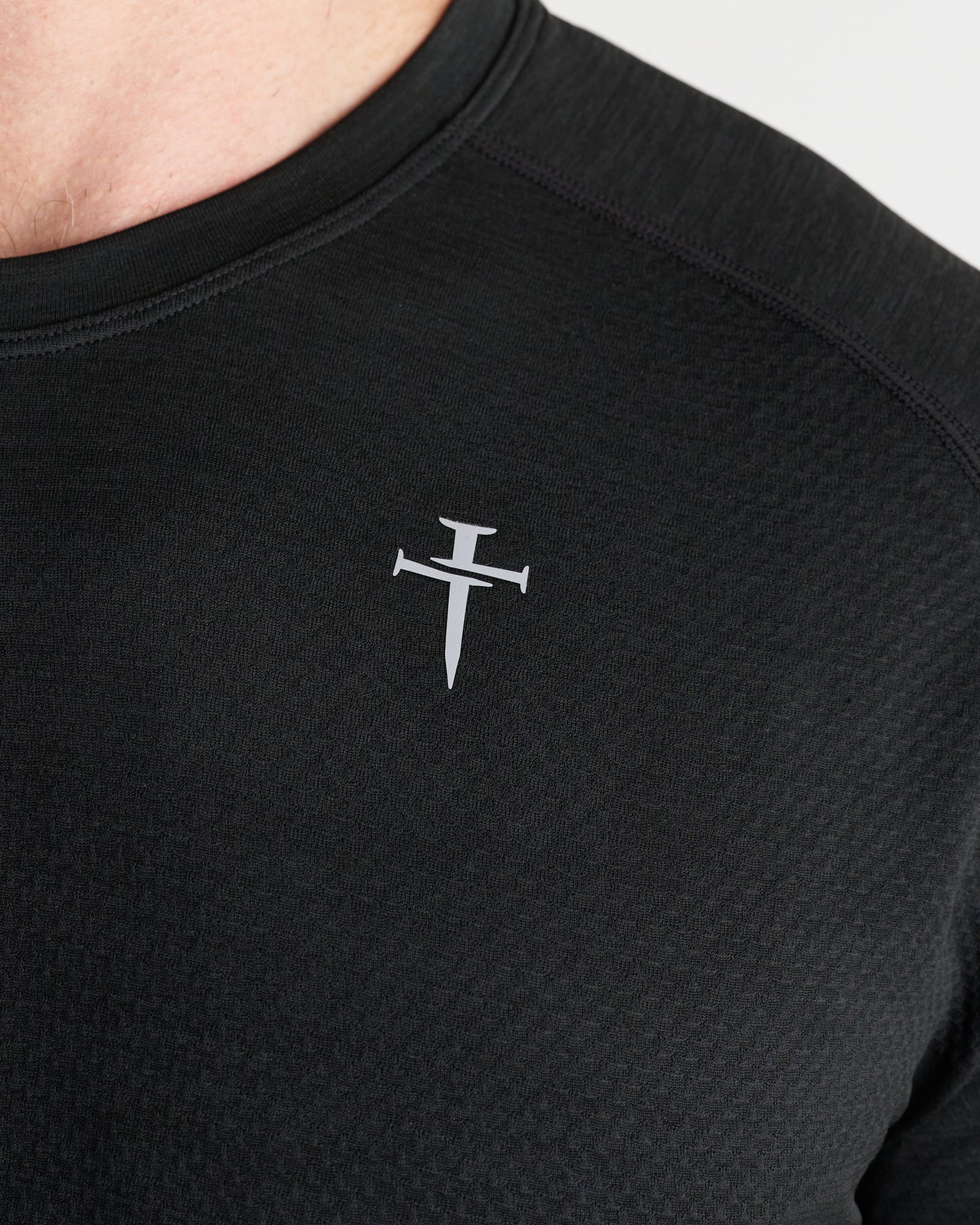 Seamless Tee - Black Marl - Image 4